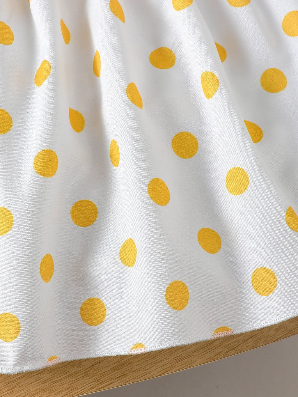 2Pcs/ Baby girl Dress Big Bow Polka Bot Suspender Summer Dress 0-3 Year old Baby Girl Vacation Casual Dress