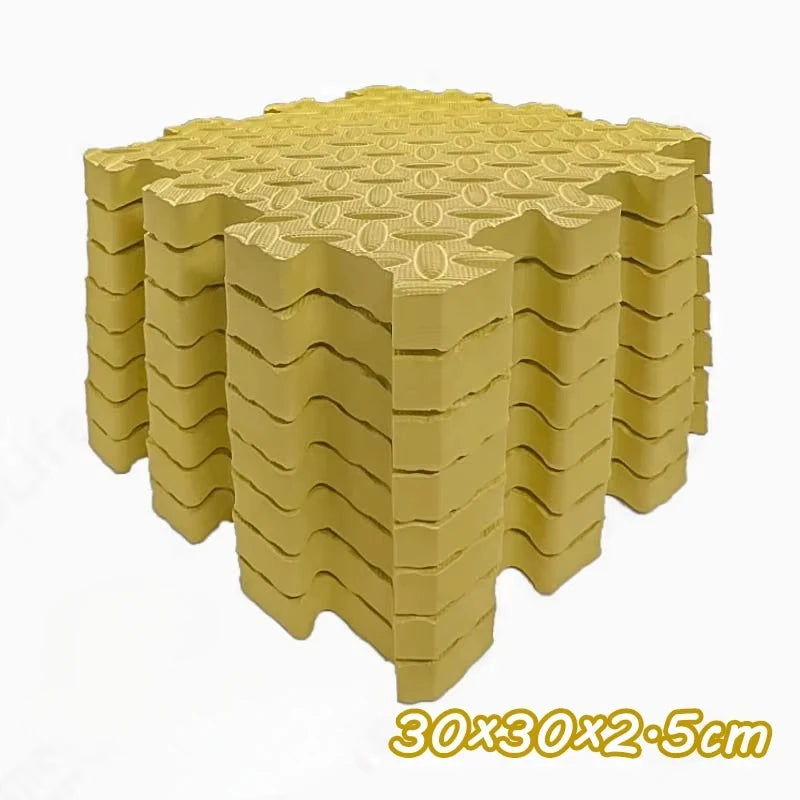 Baby Play Mat 2.5cm Thick 30x30cm Protective Pad For Crawling Activity Gym Soundproof Cushion