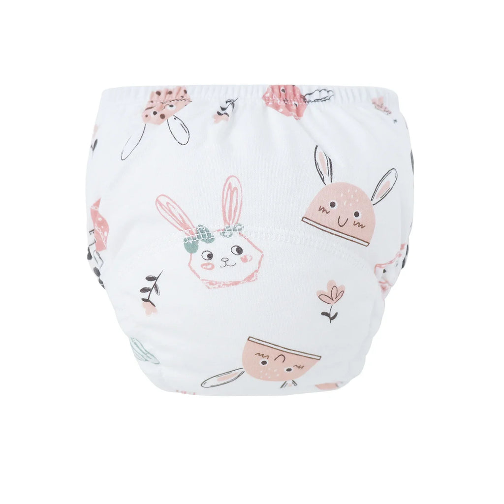 3pcs Baby Training Pants Cloth Diapers Toddler Pants Breathable Cotton Diapers Washable Boys Girls Cloth Diaper Reusable Nappies