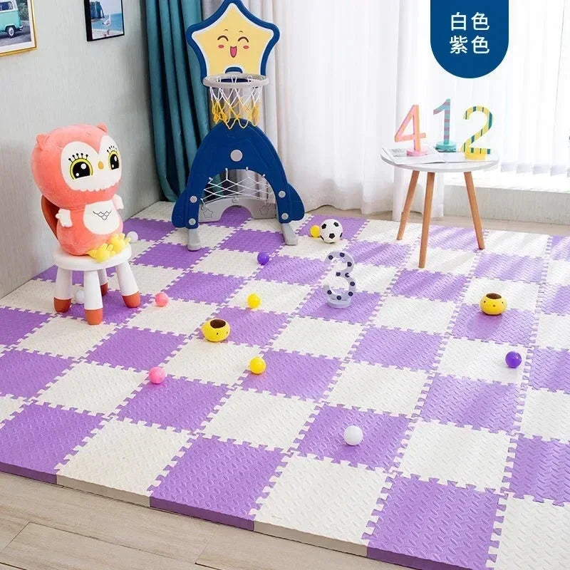 Interlocking Foam Baby Play Mat Puzzle Tiles 20-Piece 30 cm Squares Non-slip Floor Mats