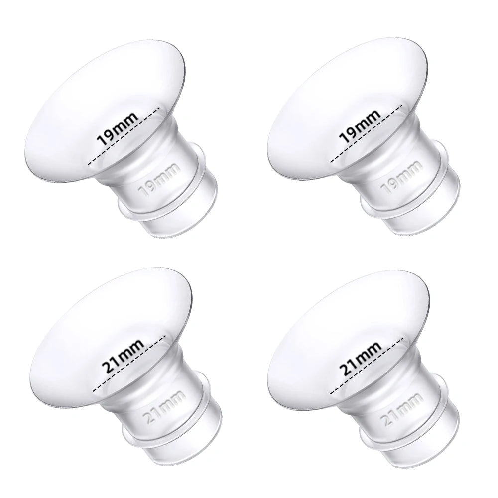 12/13/14/15/16/17/18/19/20/21/22mm Breast Pump Funnel Inserts Plug-in Different Caliber Size Converter Small Nipple Horn Adapter