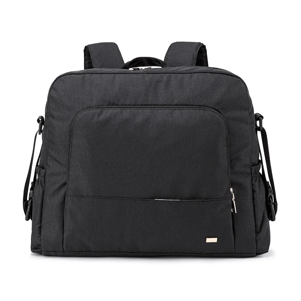 Soboba Solid Diaper Bag Fashion Waterproof Multi-functional Diaper Backpack Nursing Changing Bag for Baby Large Stylish Bag