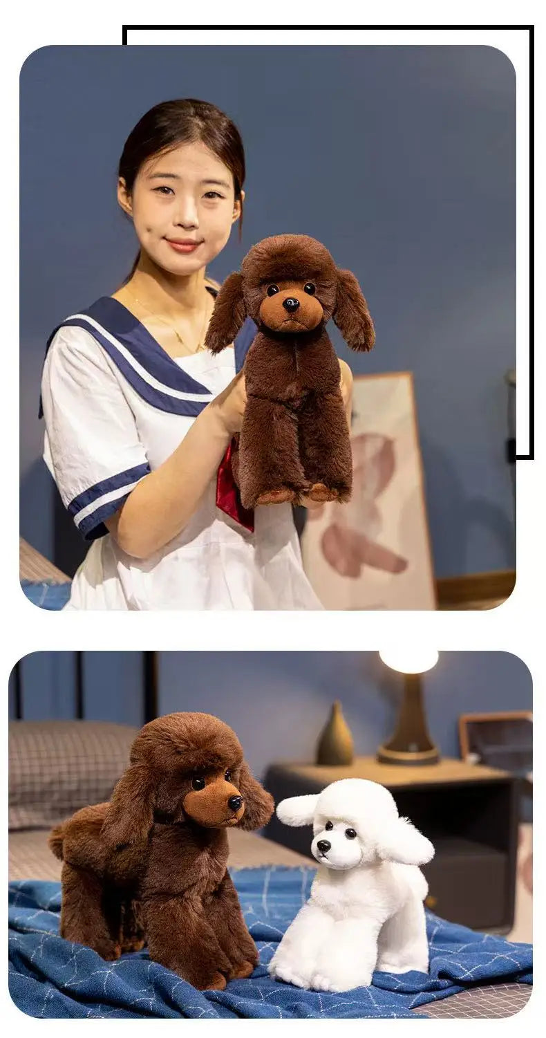 New 20/32cm Long Leg Poodle Doll Stuffed Plush Toy Handmade Doll Cartoon Anime Cute Pillow Children's Birthday Gift Fun Doll