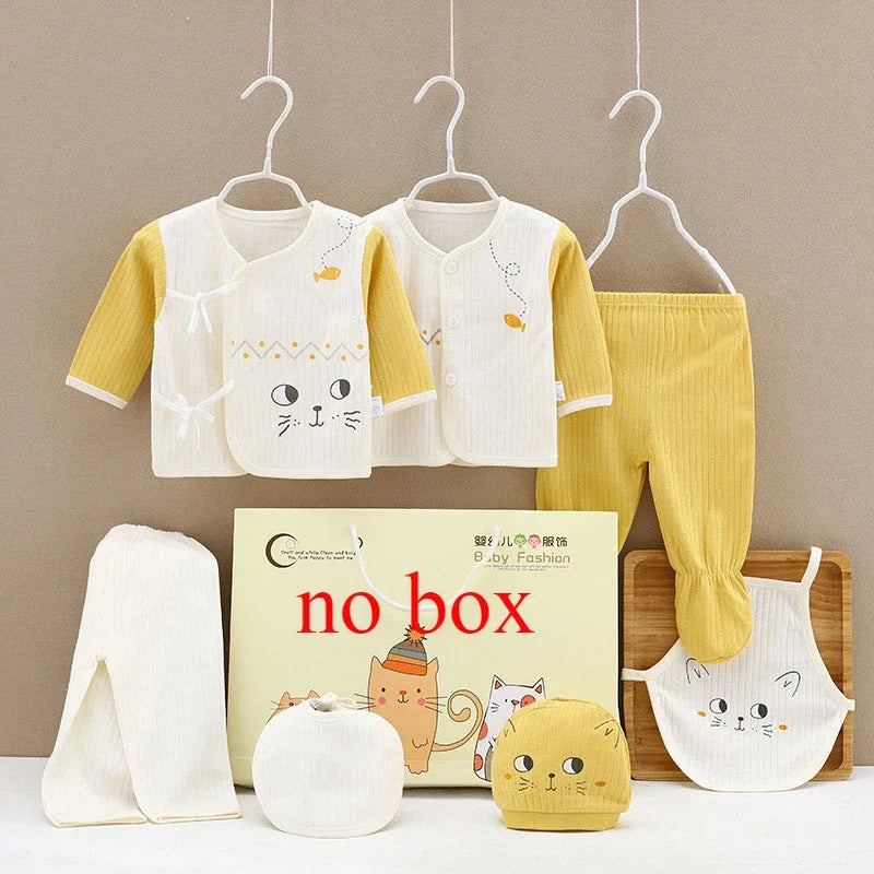 Newborn Baby Boy And Baby Girl Clothes 7pc Gift Set