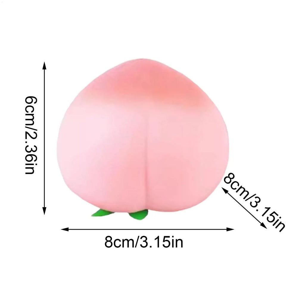Soft Peach Fruit Squishy Toy Slow Rising Stress Relief for Adults Slow Rising Stress Relief Fidget Toy Novelty Gifts