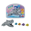 Kids Interactive Bathtub Toy Set, 5Pcs Big Shark Eats Small Fish, Fun Water Game, Ideal Children's Gift