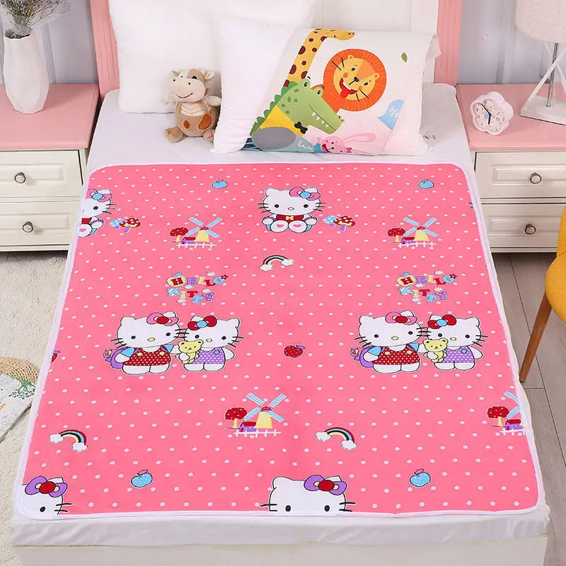 Portable Diaper Changing Pad 70x90cm Waterproof Foldable Baby Mat Bed Protector Washable