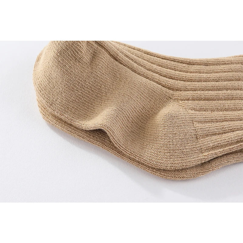 5 Pairs/Set Four Seasons 0-5T Fashion Newborn Baby Boy Girl mid-calf Socks Cotton Soft Breathable Infant Accessories