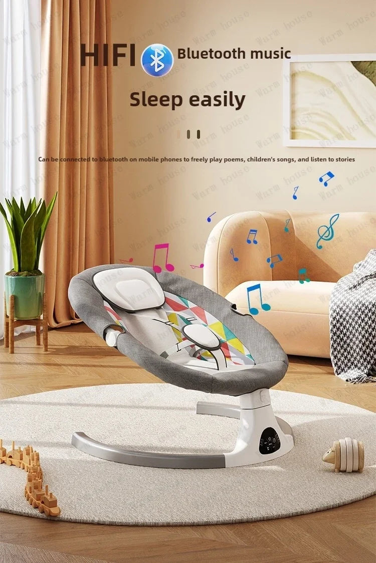 Smart Electric Baby Swing and Automatic Rocking Bassinet