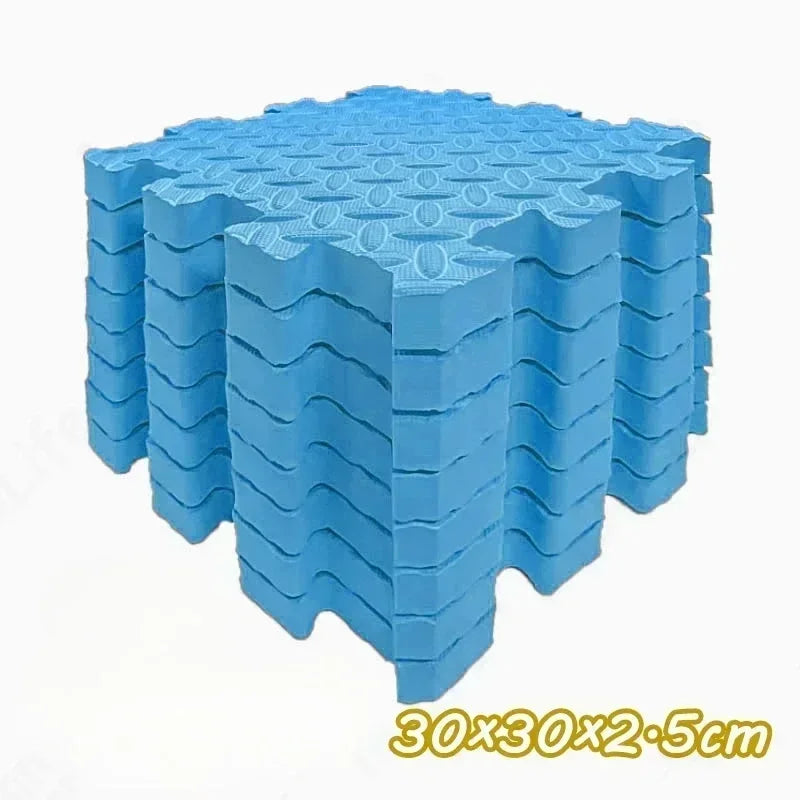Interlocking EVA Foam Puzzle Floor Mats for Baby Play Mat Tiles 30x30x2.5cm Safe Crawling
