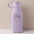 Personalized 450ml Silicone Straw Cup with Name – Custom Cartoon Water Bottle for Kids
