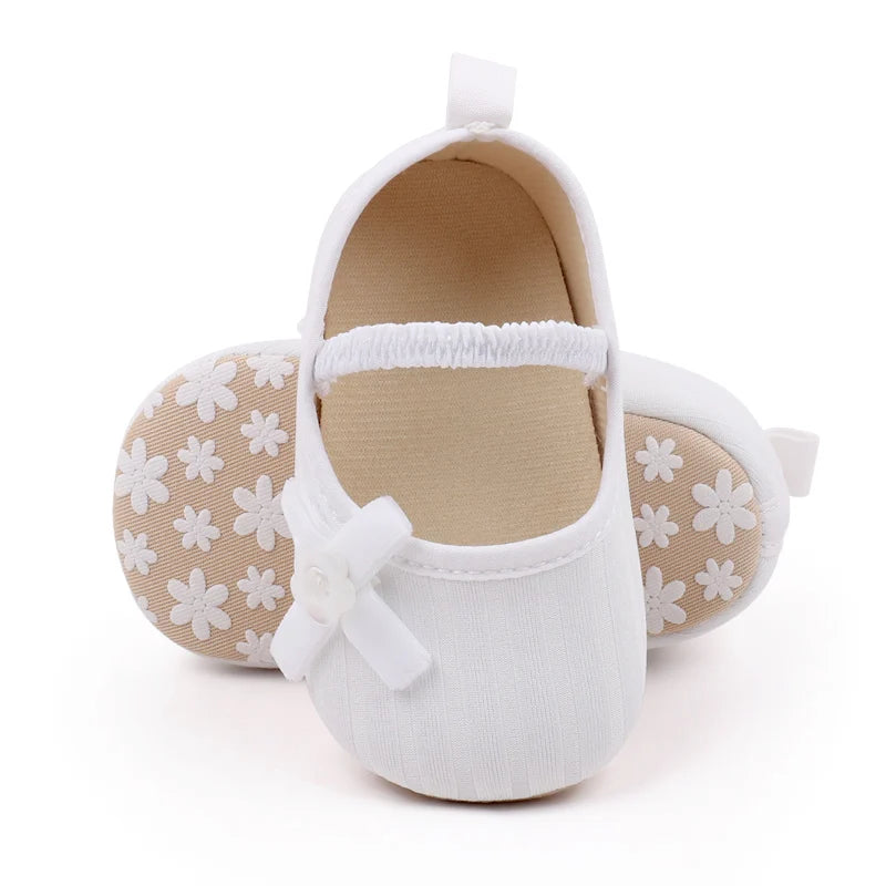 2025 Spring And Autumn Baby Girls First Walking Indoor Outdoor Toddler Shoes With Cute Design Soft And Comfortable Sole For 0-18