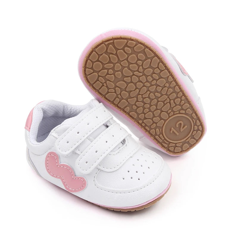 New Fashion Baby Shoes Spring and Autumn High Quality TPR Sole Anti-slip Water Proof Toddler Prewalking Outdoor Sneaker D2736