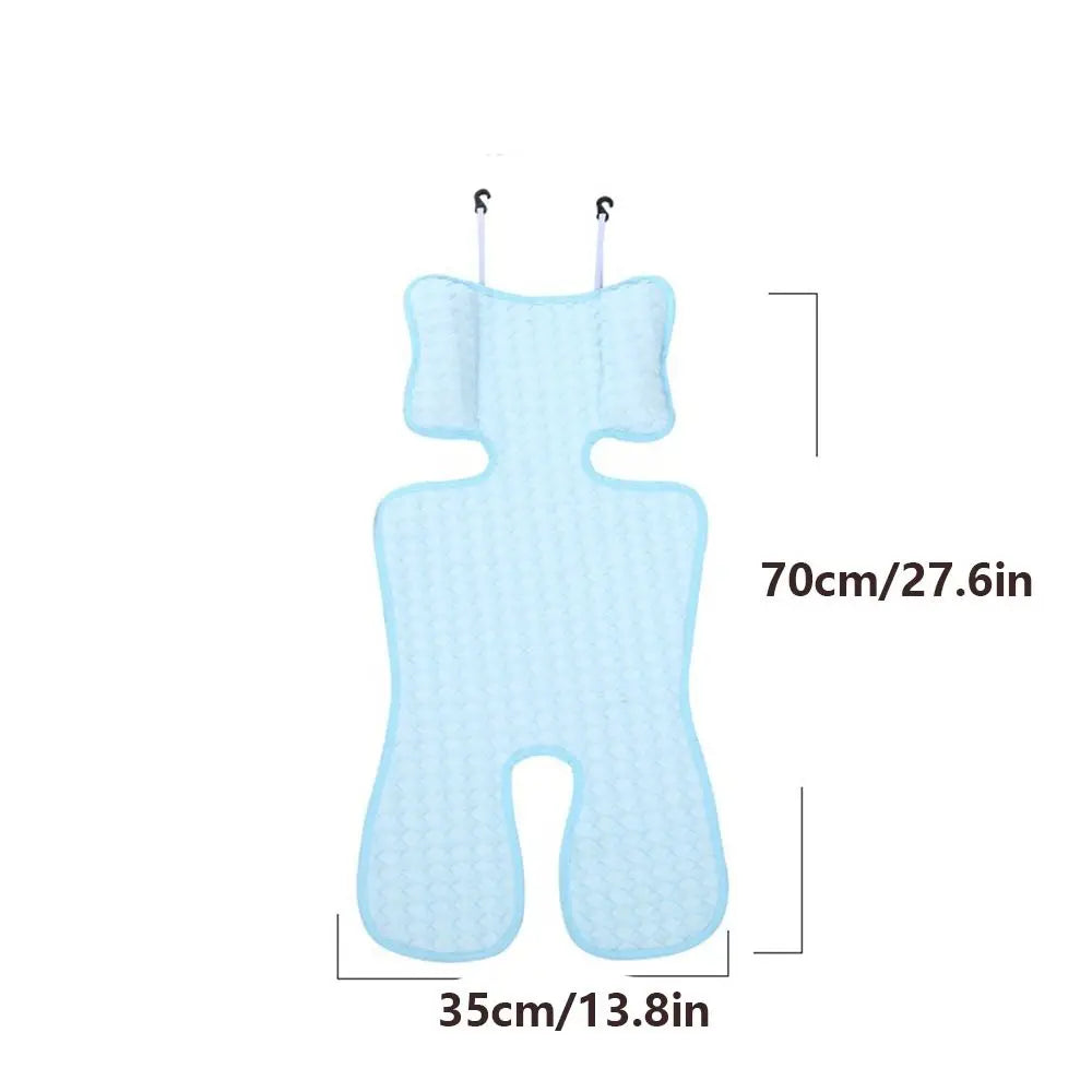 Comfortable Baby Stroller Cooling Seat Mat Soft Breathable Baby Stroller Cushion Solid Color Seat Liner Pushchair Car Mat