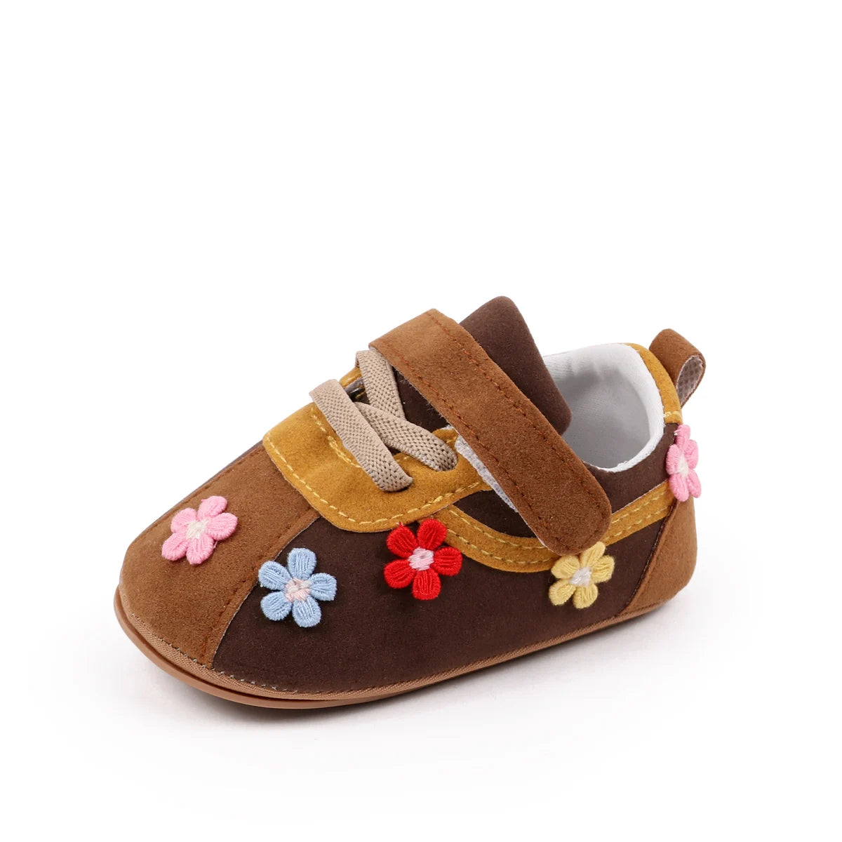 Spring And Autumn Baby First Walking Shoes Non Slip Pu Leather Tpr Sole 0-1 Years