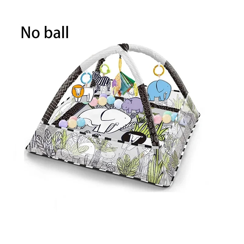 Infant Activity Gym Play Mat For Sensory Development Model 001 Hands Feet Exercise
