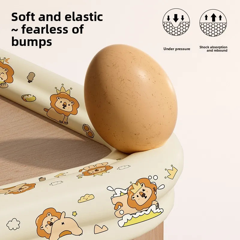 2M Soft Cartoon Foam Children Bumper Strips Solid Baby Safety Protection Strip Kids Furniture Table Edge Guards Corner Protector