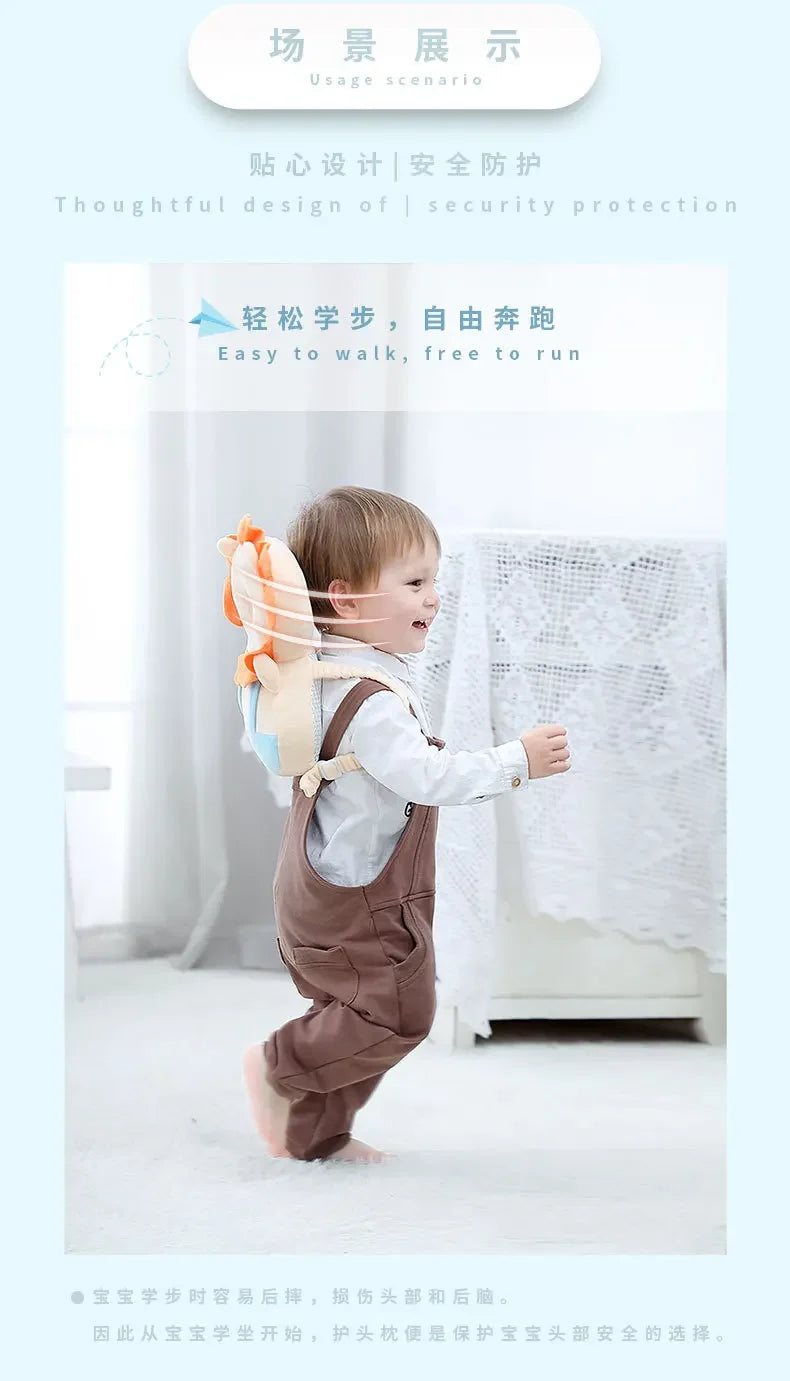 Baby Head Protector Backpack Pillows for Newborn Baby Protection Cartoon Infant Anti-fall Pillow Toddler Baby Health