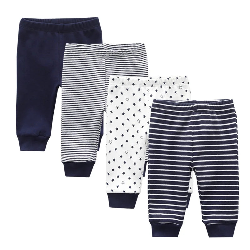 Four Seasons Unisex Newborn Baby Pants 100 Percent Cotton Soft Comfortable Everyday Wear Model Fs Nbp 001
