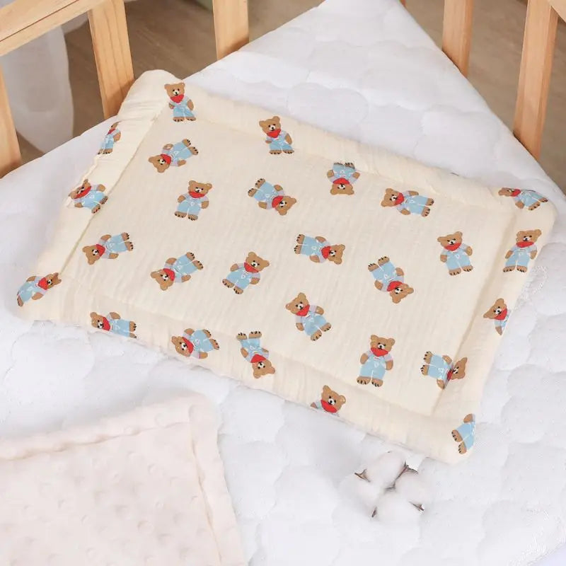 Napping for Newborn Sweat Absorption Breathable Cotton Baby Universal Pillow NPN001