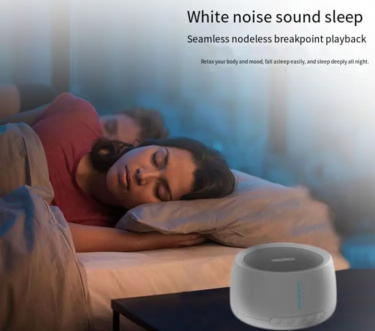 Household Portable Adult Baby Smart White Noise Sleep Machine with 30 Sounds and 36 Levels for Sleep Therapy