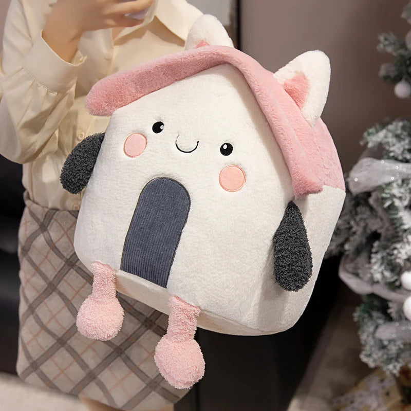 Soft House Car Airplane Throw Pillow Super Soft Cartoon Plush Toys Baby Sleeping Comfort Doll Christmas Halloween Gifts Gift