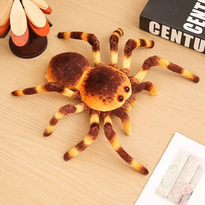 Nice Realistic Tarantula Spider Plush Toy 7 Styles Spooky Stuffed Animal Doll Forhalloween Decor, Prank Gifts And Party Favors