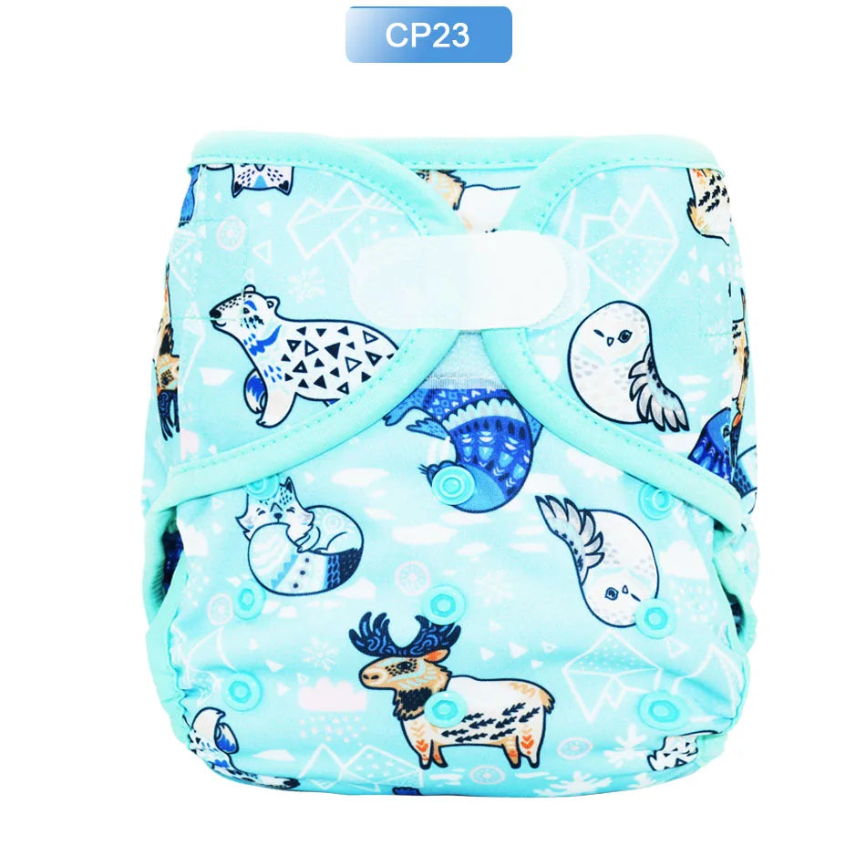 EezKoala Eco-friendly Cloth Diaper Cover Baby Washable Diaper Waterproof Baby Nappy Reusable Adjustable Pocket Diaper Hook&Loop
