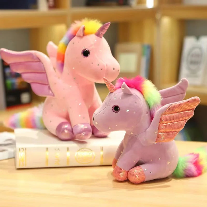 Cute Angel Unicorn Plush Toy Pillow Soft Fill Home Decoration Girl's Birthday Holiday Gift
