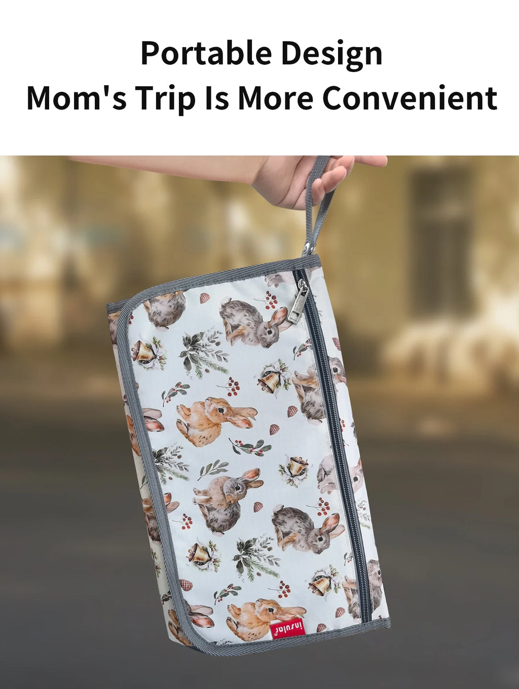 INSULAR Baby Nappy Changing Cushion Fordable Storage Bags Waterproof Kids Washable Mattress Mother-Infant Care Products