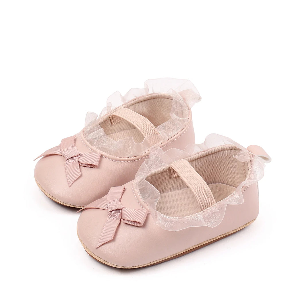 Little Girl Shoe 2025 Autumn New Style Best-selling Children's Sweet and Cute Princess Shoes for Ages 4-12 with Soft Soles