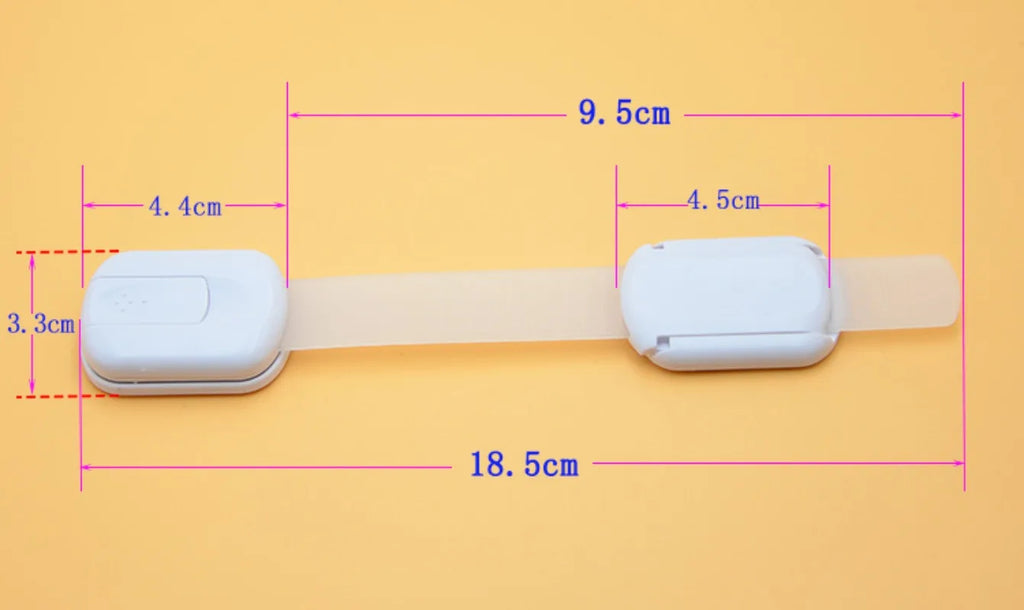 Multifunctional Banded Cabinet Door Safety Locks Drawer Locks Child Pet Proof Protective Latches for Home Security