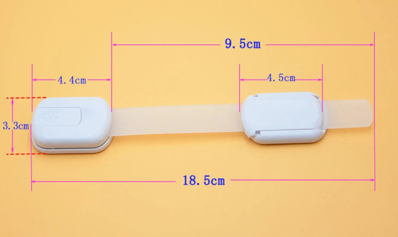 Multifunctional Banded Cabinet Door Safety Locks Drawer Locks Child Pet Proof Protective Latches for Home Security