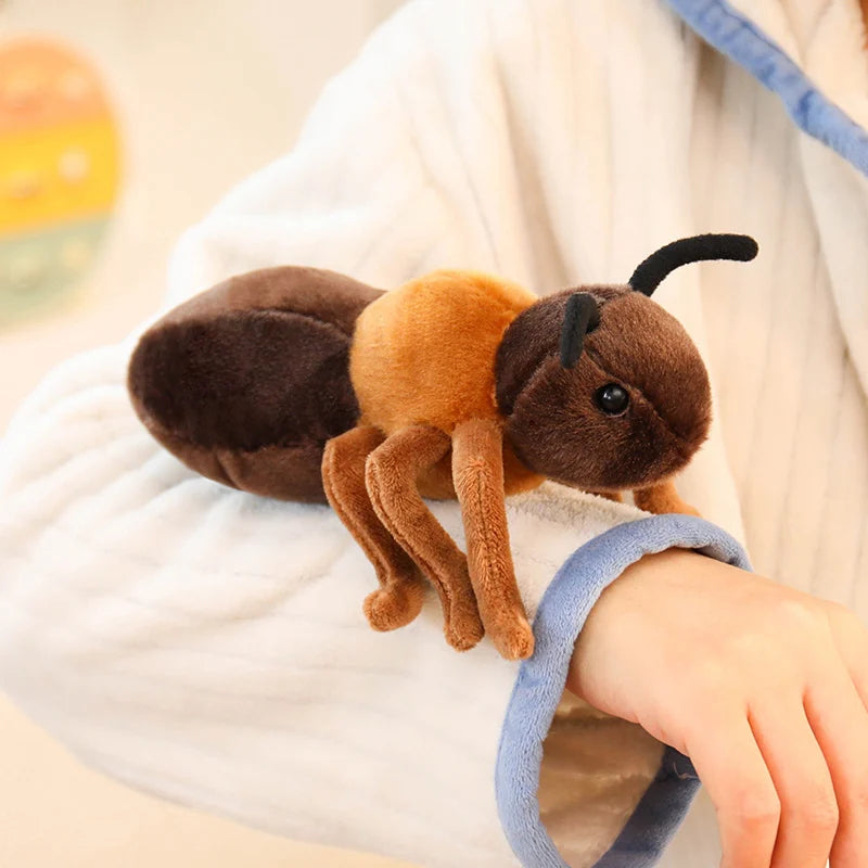 Hot 1pc 18cm Lovely Ant Plush Toys Simulation Plushie Doll Stuffed Soft Animal Toy Room Decoration Kids Birthday Gift