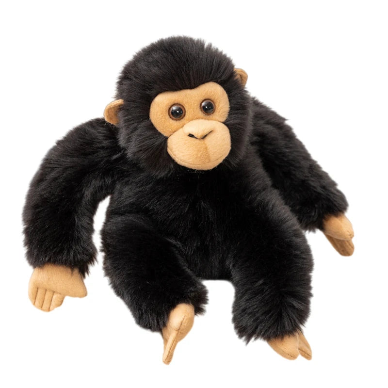 Nice Simulation Punch Gorilla Plush Doll Mother And Baby Long-arm Monkey Animal Stuffed Toy Home Decoration Gift For Children
