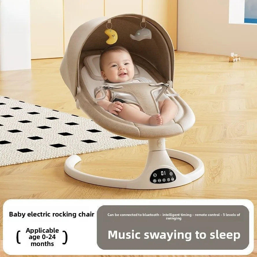 Electric Baby Rocker Swing and Soothing Bassinet with Music