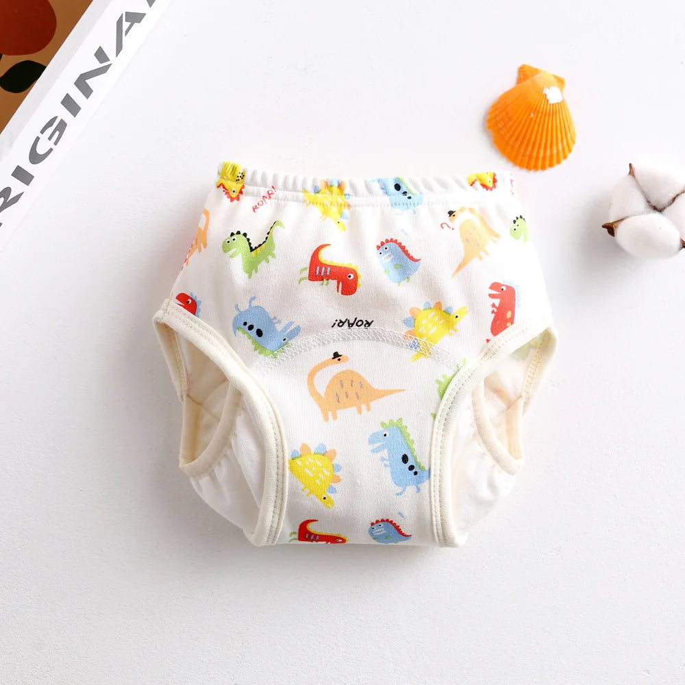 Cotton Baby Training Pant Reusable Gauze Diaper Waterproof Cloth Diaper Washable Nappies Diapering