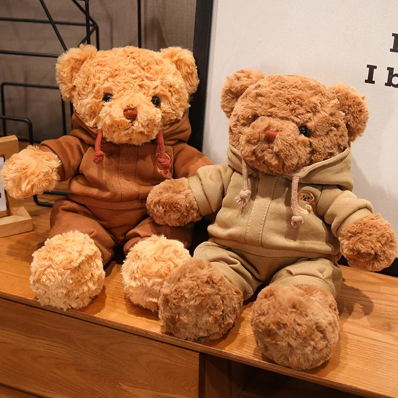 Cute Cartoon Motion Bear Plush Toy 38/50cm Stuffed Animal Doll High Quality Birthday Gift Party Favor for Kids