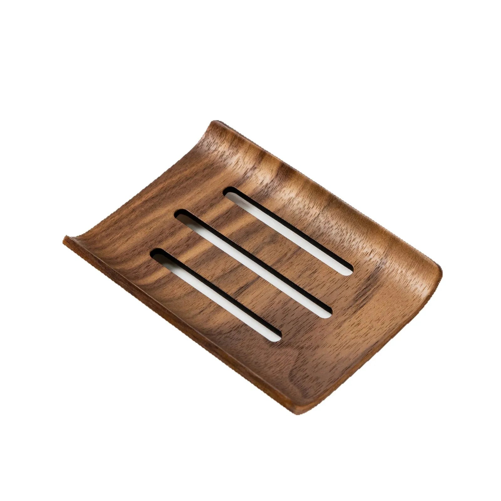 Bathroom Soap Box Walnut Wood Soap Box  Bathroom Soap Holder, Soap Storage Rack Bathroom Washroom Tools