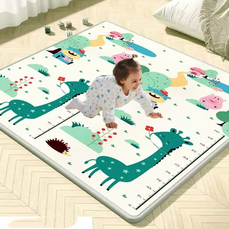 Crawling Play Mats Double Sided Pattern Baby Activities Non-toxic EPE Baby Activity Gym Room Mat Game Mat for Children's Mat Rug