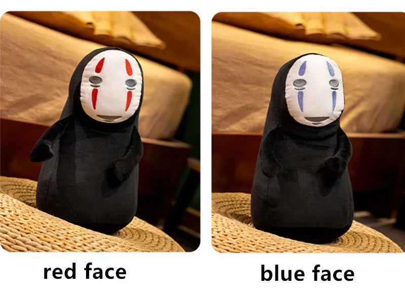 Japanese Anime No Face Man Stuffed Plush Toy Soft Figure Doll Home Decor Birthday Gift Intresting Movie Character Collectible