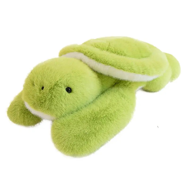 New Lovely Turtle Plush Toys Cozy Fluffy Lying Prone Cartoon Tortoise Throw Pillow Back Cushion Kawaii Home Decor Funny Gift