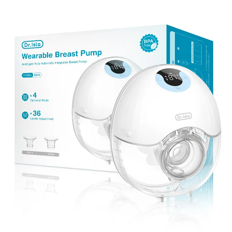 Willow Wearable Breast Pump Hands Free Electric Milk Collector With Led Display Four Modes Thirty Six Levels Model 4M36
