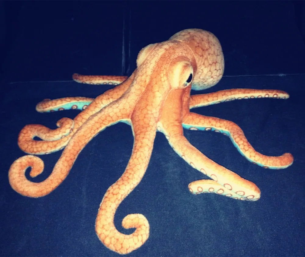 Realistic Animal Marine Life Dolls Simulation Octopus Sea Turtle Plush Toys Stuffed Creative Xmas Gift for Children Kids