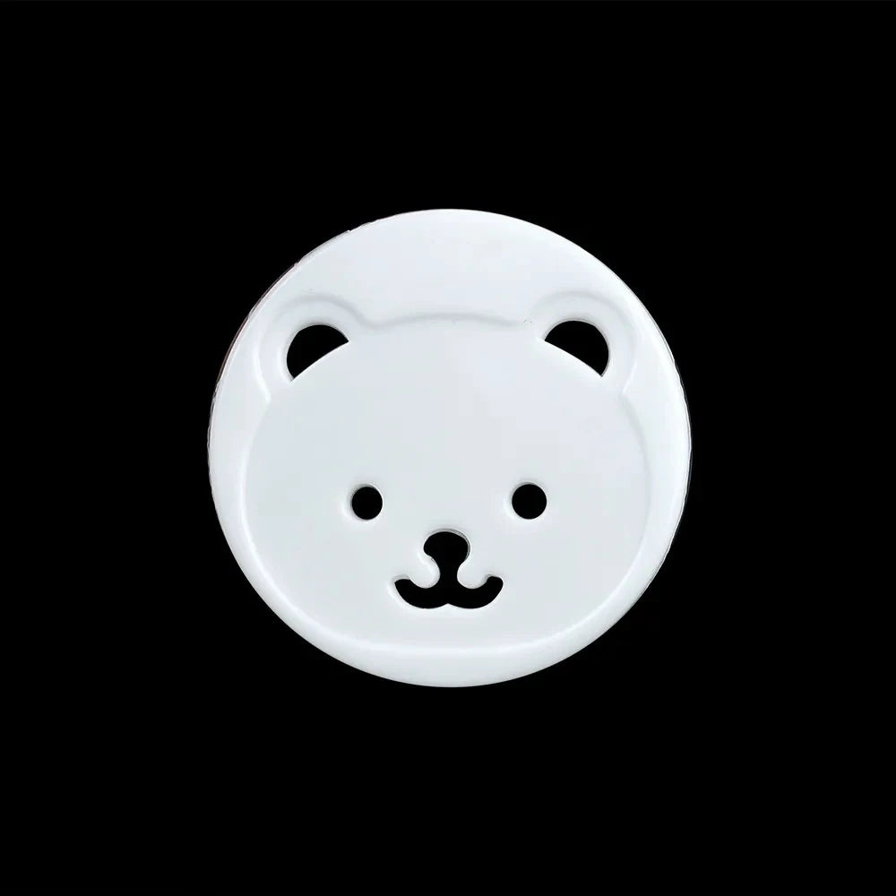 10pcs Bear EU Power Socket Electrical Outlet Baby Kids Child Safety Guard Protection Anti Electric Shock Plugs Protector Cover