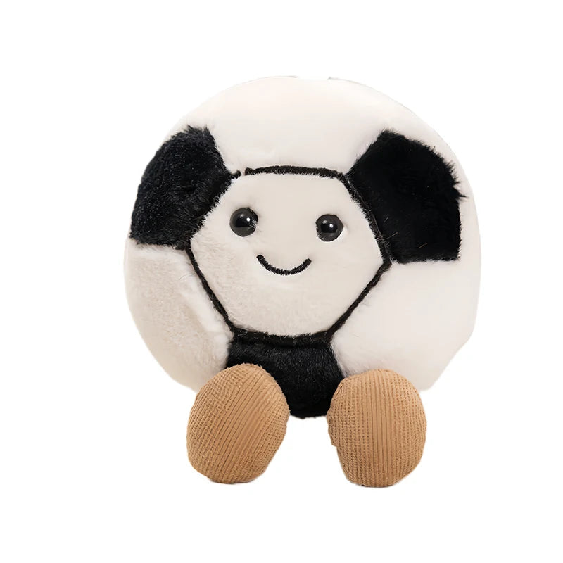 Aurora Multi Sport Plush Toy Soft Pillow Featuring Basketball Football Tennis Baseball Billiards Model 0000