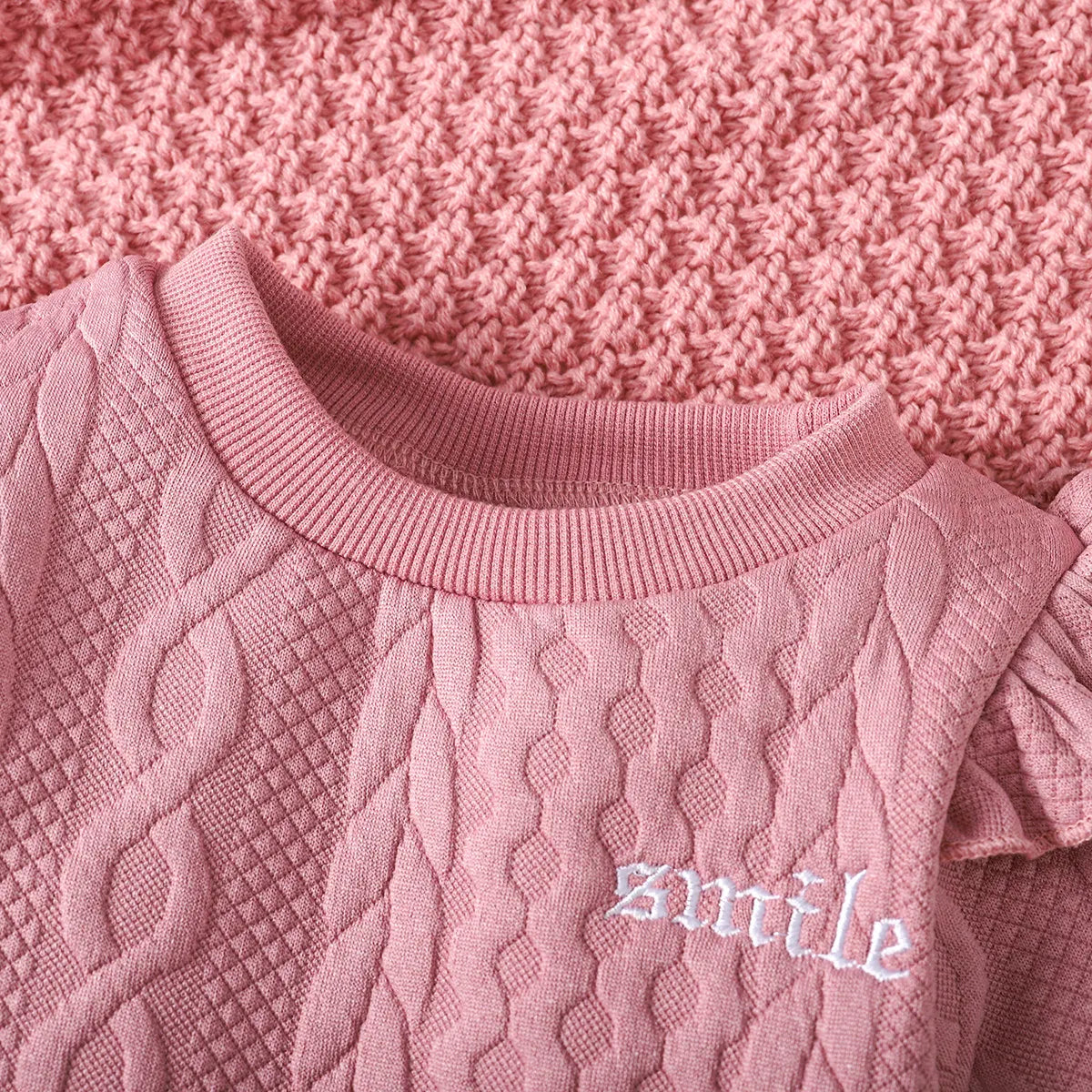 0-24 Months Baby Girl Set Solid Color Twist bar Tops+Long Pants 2pc/Set Baby Girl Spring  Autumn Fashion Set Toddlers' Clothing