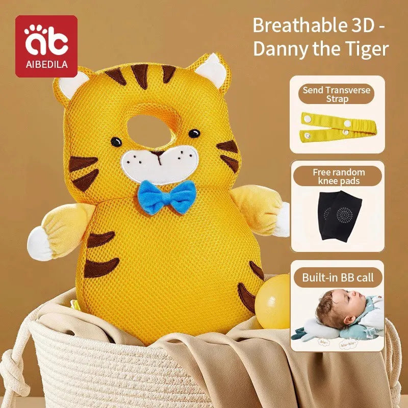 AIBEDILA Newborn Head Back Protector Pillow 33x19x6cm Learn To Walk Anti Fall Headgear