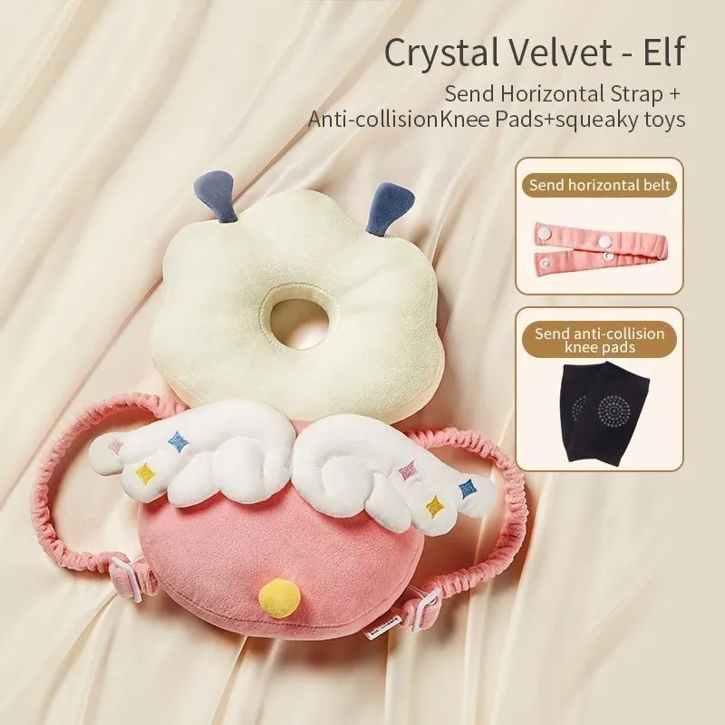 AIBEDILA Newborn Head Back Protector Pillow 33x19x6cm Learn To Walk Anti Fall Headgear