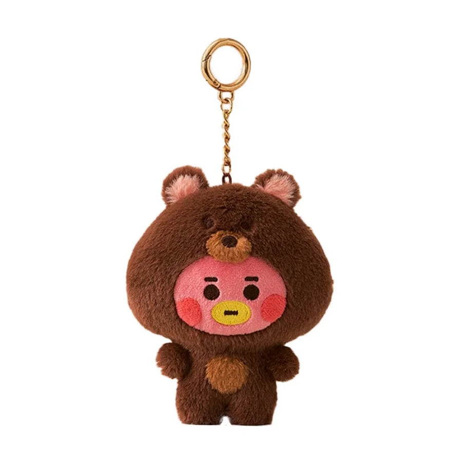 BT-21 KPOP Korean Popular Fashion Zoo series.doll keychain Plush Pendant Bag Hanging Gift Plush toys.ARMY Fan collection gifts
